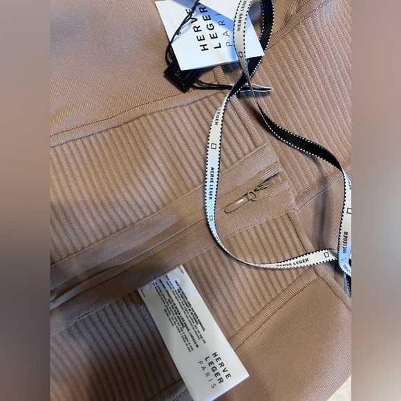 Herve Leger Ottoman Mini Dress. Authentic NWT - Picture 8 of 9